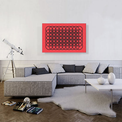 Mid-Century Modern Red Cage