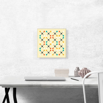 Mid-Century Modern X's and Dots