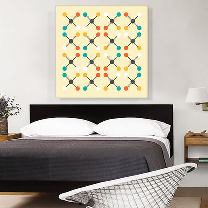 Mid-Century Modern X's and Dots
