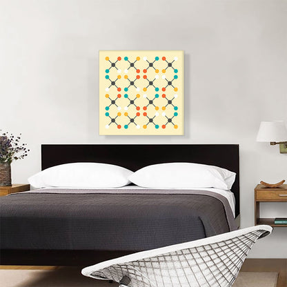 Mid-Century Modern X's and Dots