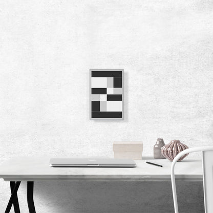 Mid-Century Modern Glitched Block