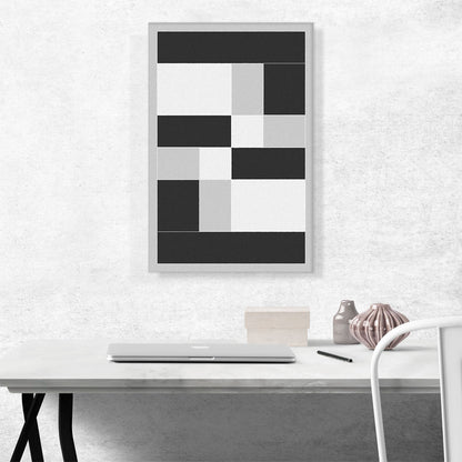 Mid-Century Modern Glitched Block