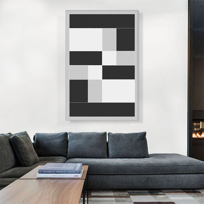 Mid-Century Modern Glitched Block