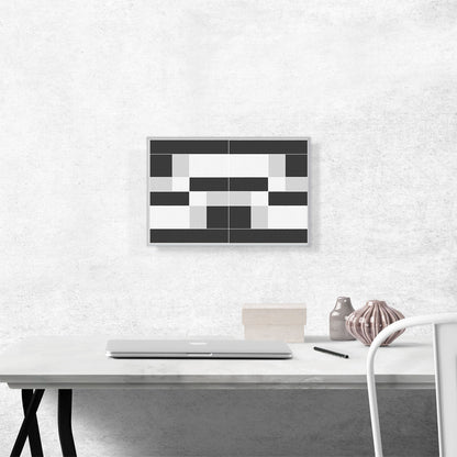 Mid-Century Modern Glitched Blocks
