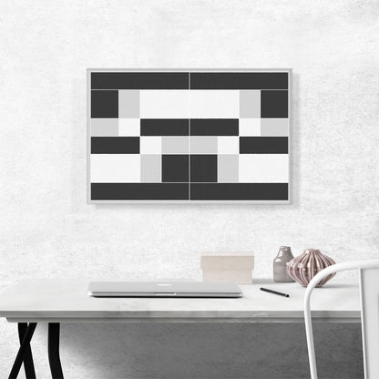 Mid-Century Modern Glitched Blocks