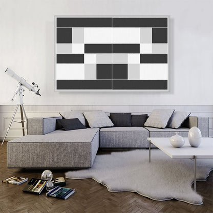Mid-Century Modern Glitched Blocks
