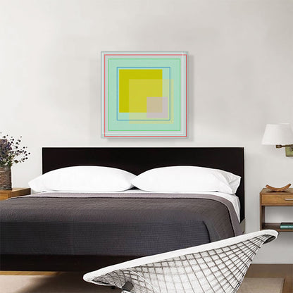 Mid-Century Modern Dyed Glass Windows
