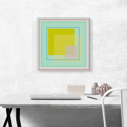 Mid-Century Modern Dyed Glass Windows