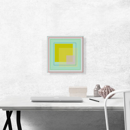 Mid-Century Modern Dyed Glass Windows