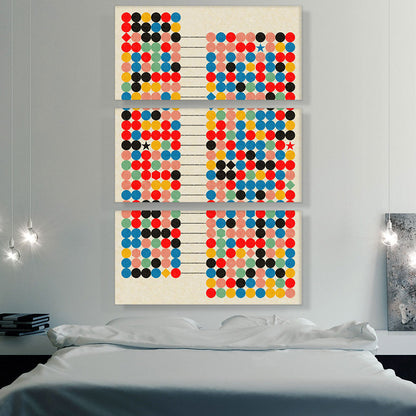 Mid-Century Modern Circles, Diamonds, and Stars