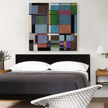 Modern A Grid of Colors