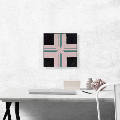 Modern Light Cross Over Black