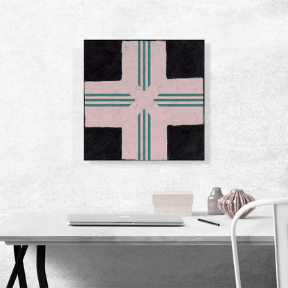 Modern Light Cross Over Black