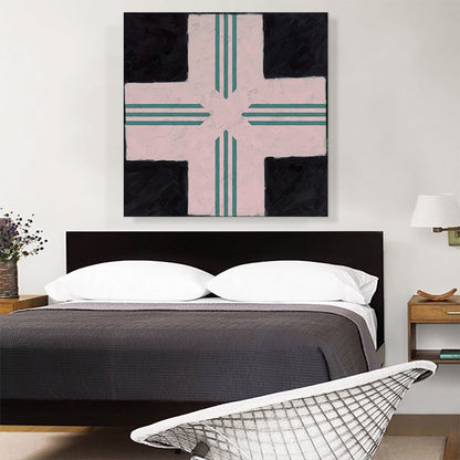 Modern Light Cross Over Black
