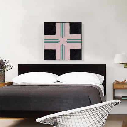 Modern Light Cross Over Black