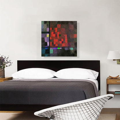 Modern Small Squares Over Large Squares Dark