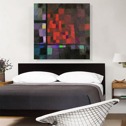 Modern Small Squares Over Large Squares Dark
