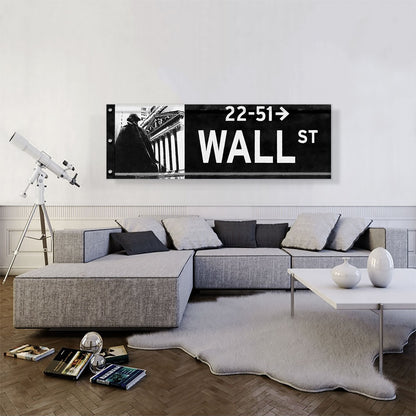 New York NYC Wall Street Sign