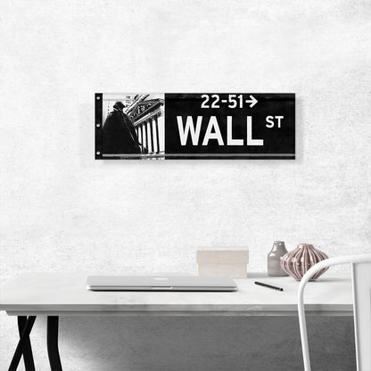 New York NYC Wall Street Sign