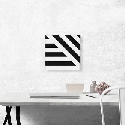 Black Stripes on White Background