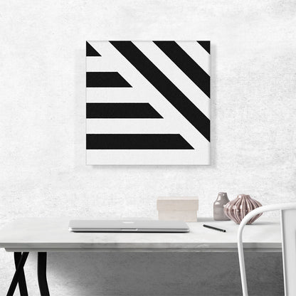 Black Stripes on White Background