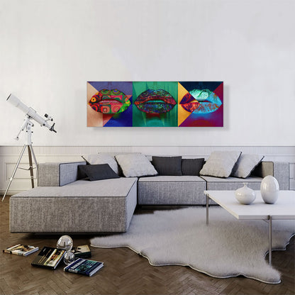 Colorful Modern Fine Art Lips