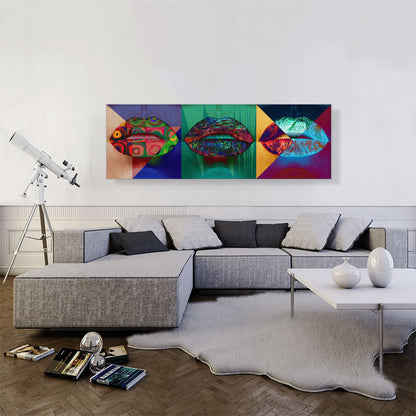Colorful Modern Fine Art Lips