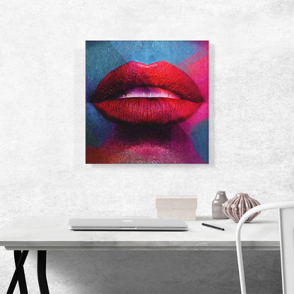 Modern Red Pink Lips