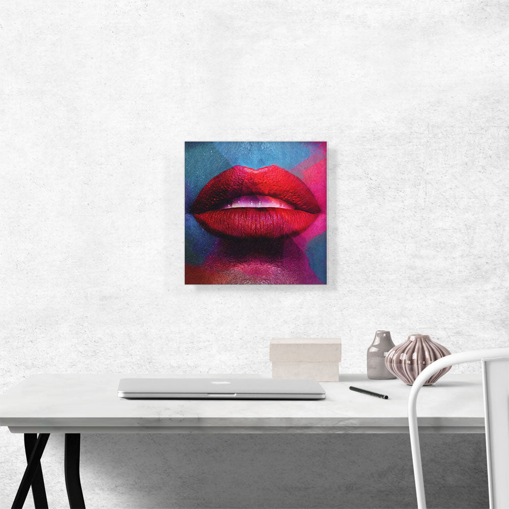 Modern Red Pink Lips