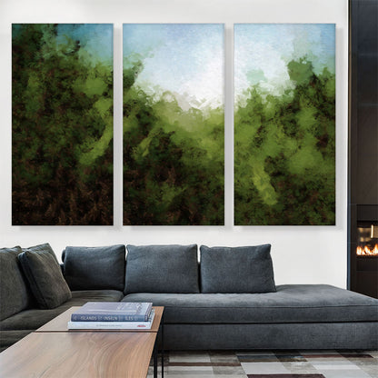 Green Forest Blue Skies Modern