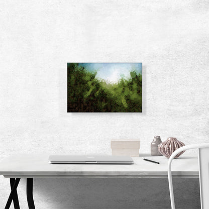 Green Forest Blue Skies Modern