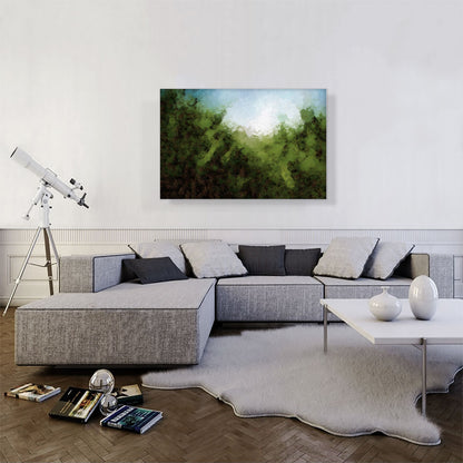 Green Forest Blue Skies Modern