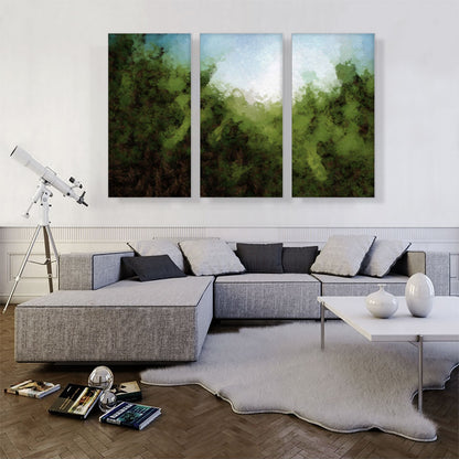 Green Forest Blue Skies Modern