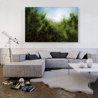 Green Forest Blue Skies Modern