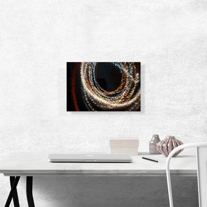 Maroon Tan and White Circles Modern