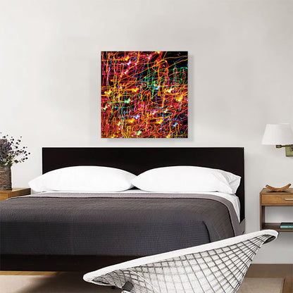Orange Pink Green Lights Modern