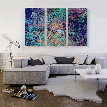 Purple Teal Blue Pink Yellow Modern