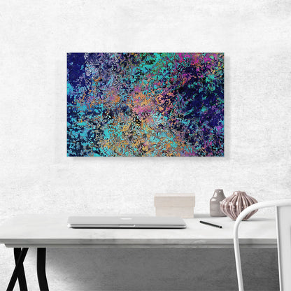 Purple Teal Blue Pink Yellow Modern