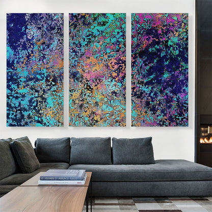 Purple Teal Blue Pink Yellow Modern