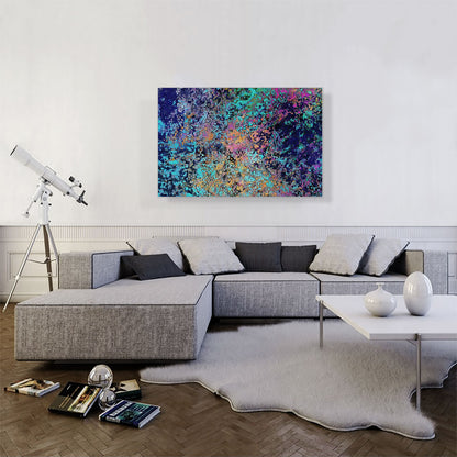 Purple Teal Blue Pink Yellow Modern