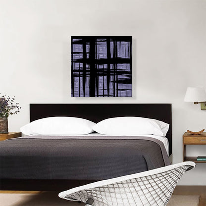 Black and Purple Lines Modern