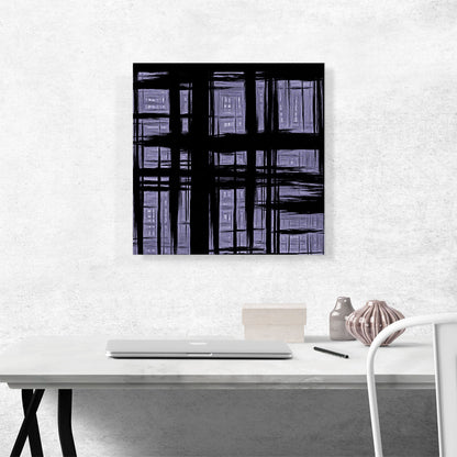 Black and Purple Lines Modern