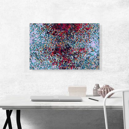Teal Purple Red Squares Modern