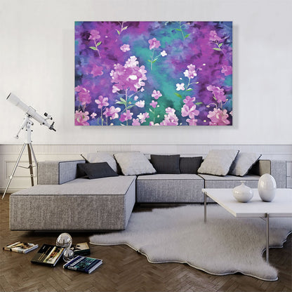 Pink And Purple Flowers Home decor