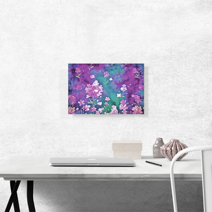 Pink And Purple Flowers Home decor