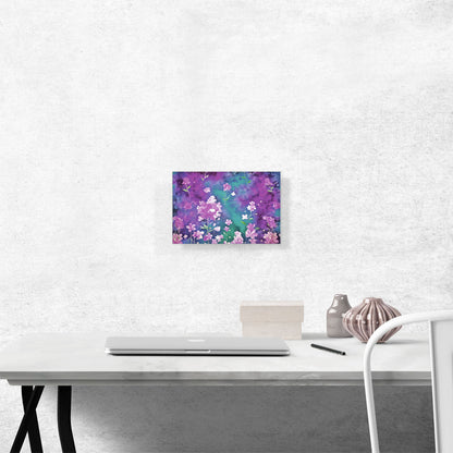 Pink And Purple Flowers Home decor