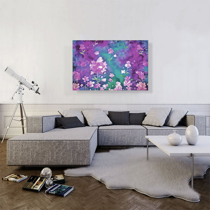 Pink And Purple Flowers Home decor