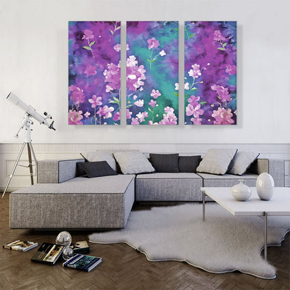 Pink And Purple Flowers Home decor
