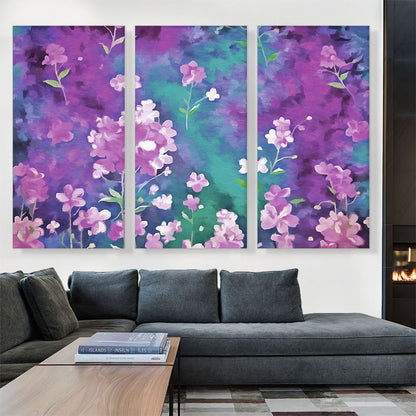 Pink And Purple Flowers Home decor