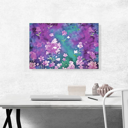 Pink And Purple Flowers Home decor